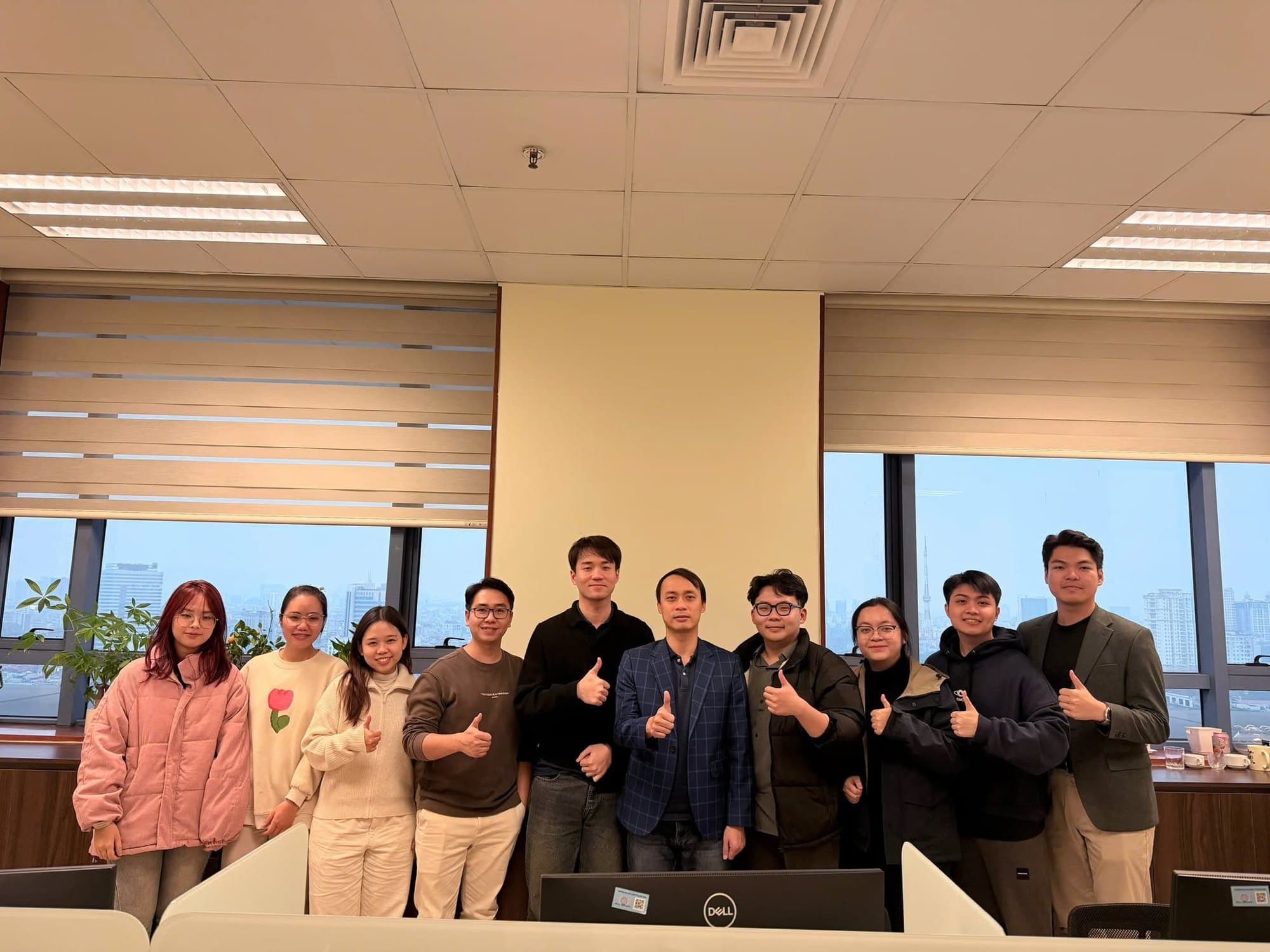 Applied Data Science and AI Laboratory team at the office